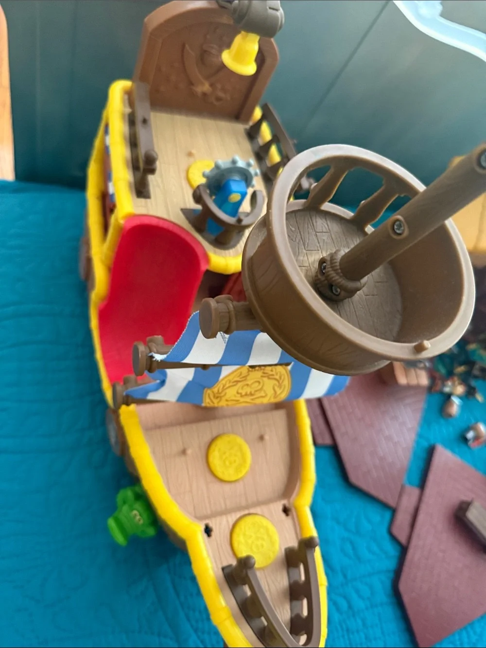 Pirate Ships, Pirate Night Light, Pirate Wall Clock, and Pirate Playmobil